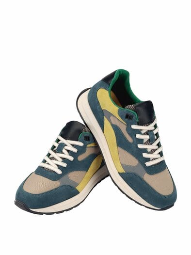 Corredor-Sneaker ozeanblau/sand/lemon