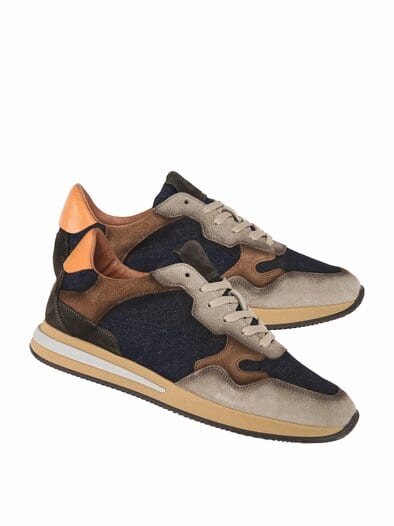 Galao-Sneaker denim/kaffee
