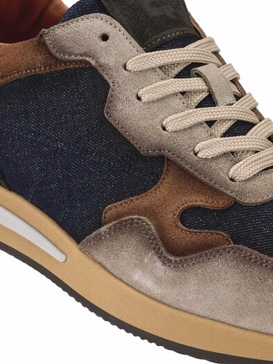 Galao-Sneaker denim/kaffee