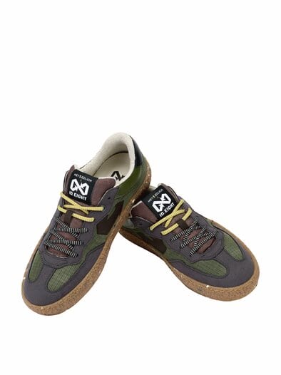 Collab-Sneaker Uriduri olivgrün
