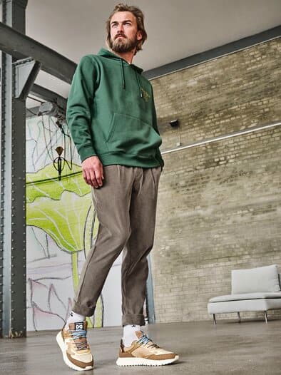 Collab-Sneaker Maru caffe/crema