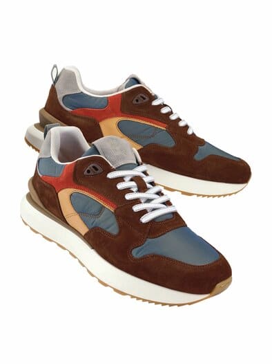 Weltverschönerer-Sneaker tabak/navy