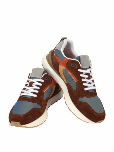 Weltverschönerer-Sneaker tabak/navy