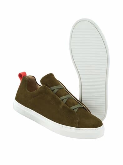 Slip-On-Sneaker waldgrün
