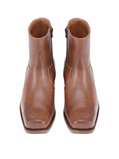 Antic Stiefelette cognac