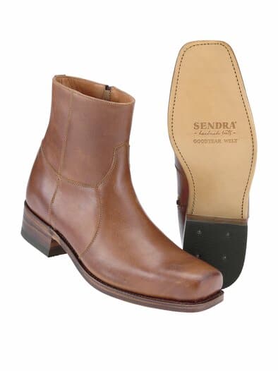 Antic Stiefelette cognac