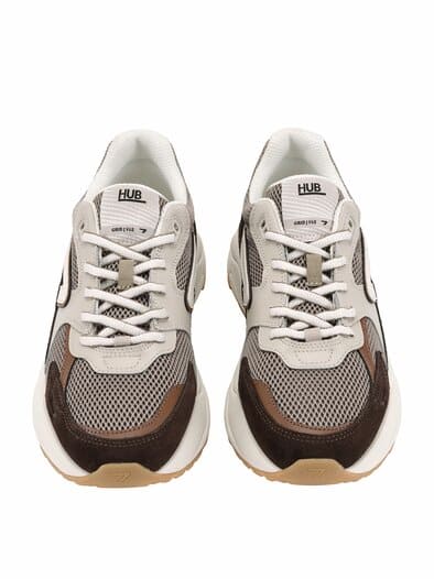 Sneaker Grid urbanbraun
