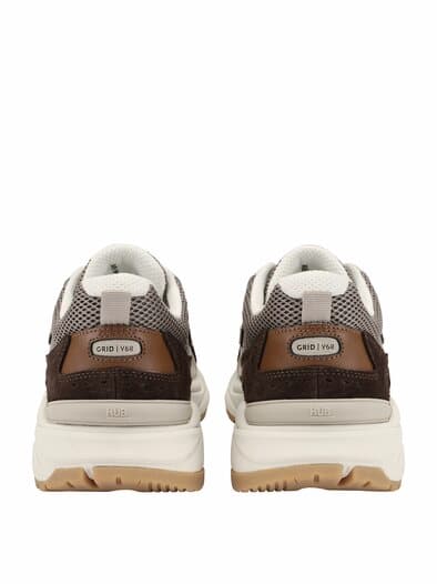 Sneaker Grid urbanbraun