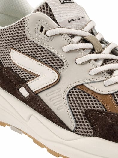 Sneaker Grid urbanbraun