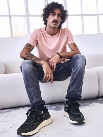 Sneaker Musa teerschwarz