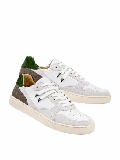 Platzwechsel-Sneaker weiß