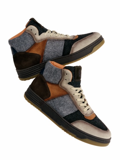 Winterantrieb-Sneaker waldboden