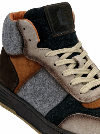 Winterantrieb-Sneaker waldboden