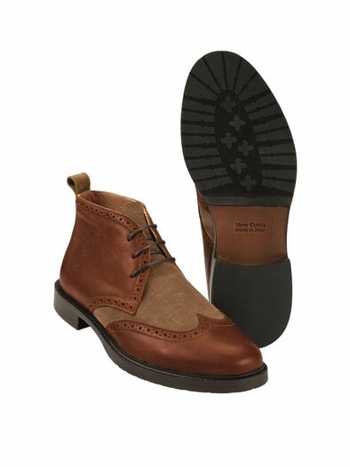 Querverbinder-Boot terra/tabak