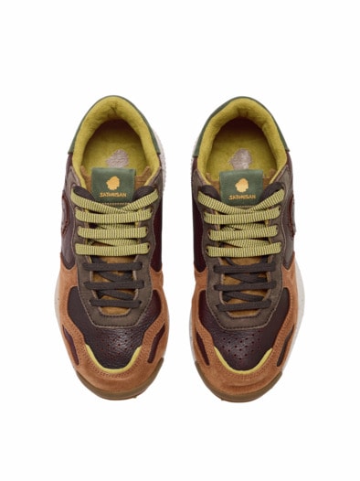 Pull-Up-Sneaker Chacrona kastanie