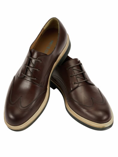 New Business-Brogue kastanienbraun