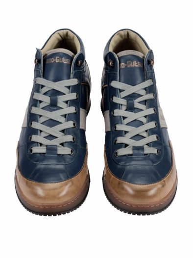 Hight-top-Sneaker Scudo 107 denim/kakao
