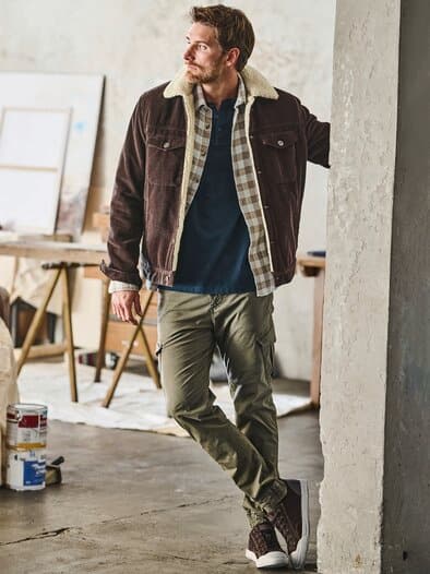 Manchester-Sneaker kaffee