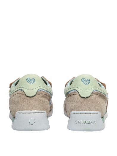 Fischernetz-Sneaker aqua/sandbank