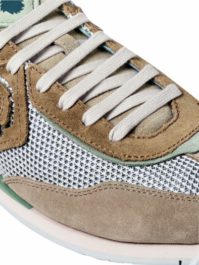 Fischernetz-Sneaker aqua/sandbank