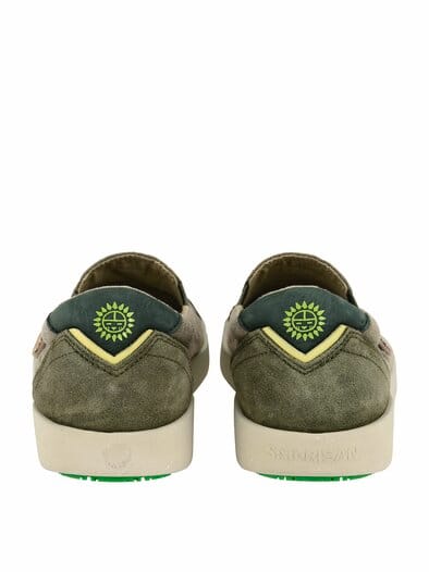 Slipper Kung Fu vintage-oliv