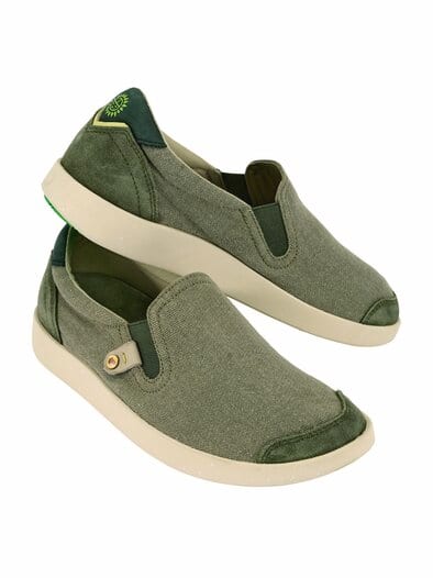 Slipper Kung Fu vintage-oliv