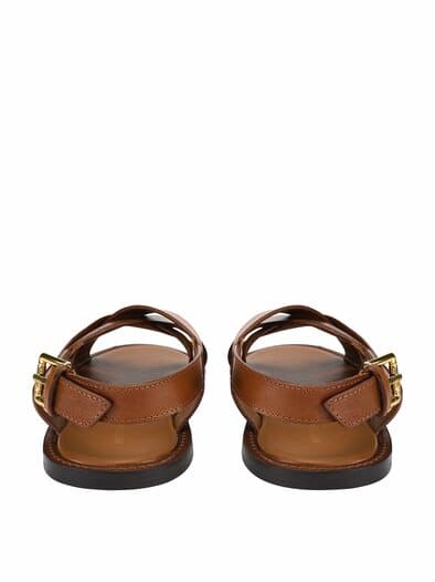 XX-Sandale cognac
