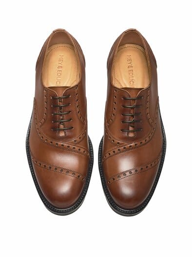 Capri-Twist-Oxford cognac
