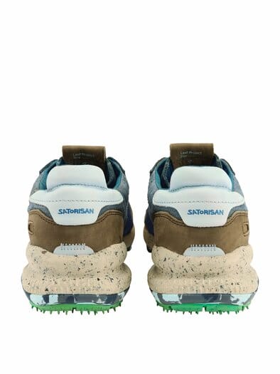 Leinen-Sneaker Chacrona denimblau/erde