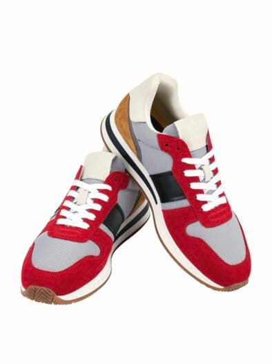 Atlantik-Renner rubinrot/grau