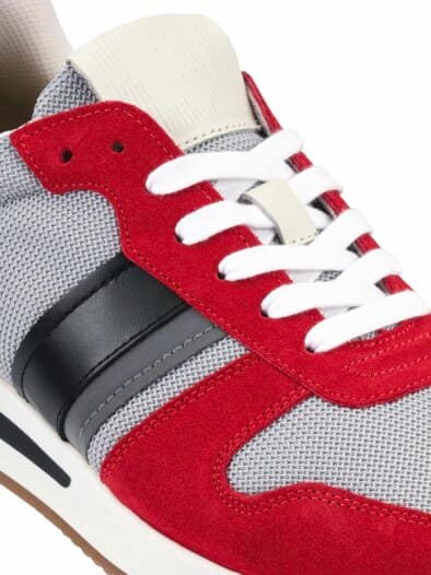 Atlantik-Renner rubinrot/grau