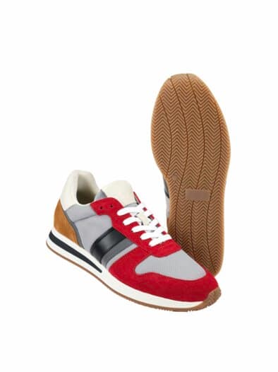 Atlantik-Renner rubinrot/grau