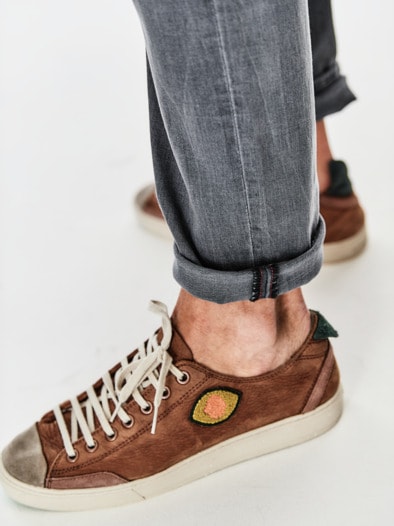 Ledersneaker Koto milchschokolade