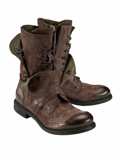 Leder-Boot tabacco