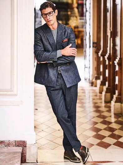 Überflieger-Einstecktuch kupfer