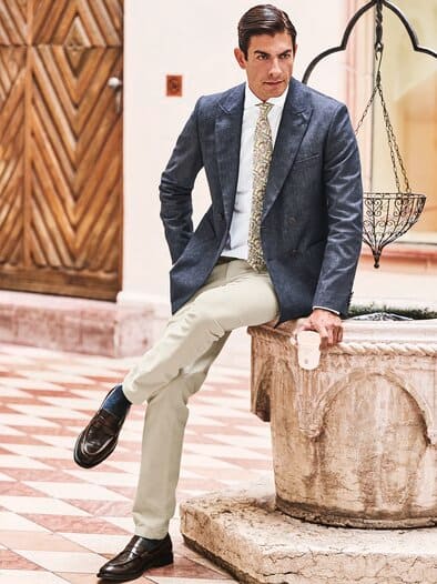 Boteh-Krawatte blumenranken