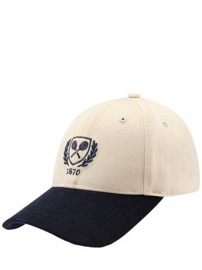 Matchpoint-Cap ecru/blau