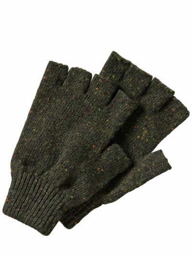 Tweed-Wollhandschuh