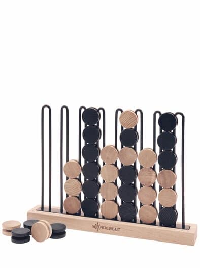 4-in-einer-Reihe esche/kohle