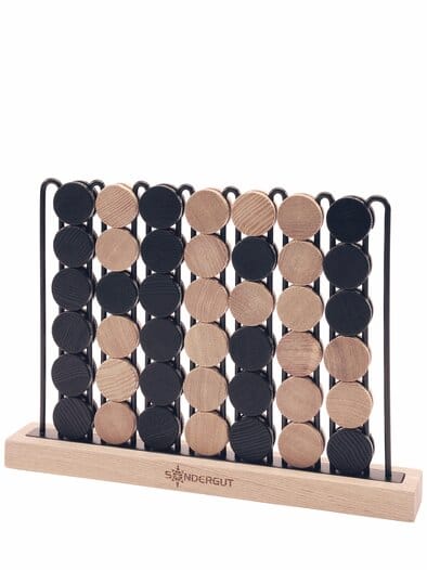 4-in-einer-Reihe esche/kohle