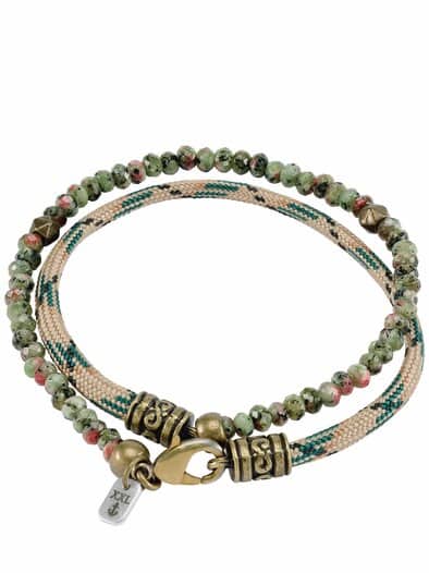 Barcelona-Talisman moosgrün/messing