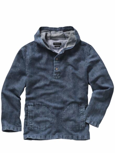 Entdecker-Schlupfhemd ozeanblau