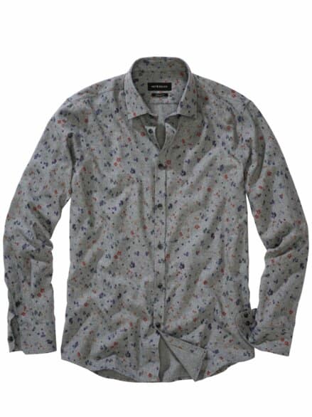 Pollock-Hemd signalgrau