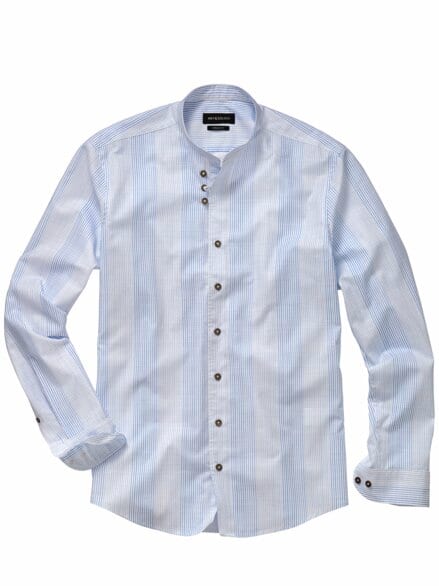 Feinstreifenhemd Streifen weiß Feinstreifenhemd Streifen weiß