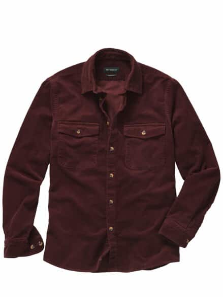 Cargo-Hemd bordeaux