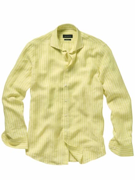 Mittelmeerhemd Streifen limone