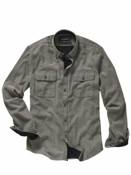 Konjunktion-Hemd blaugrau Konjunktion-Hemd blaugrau