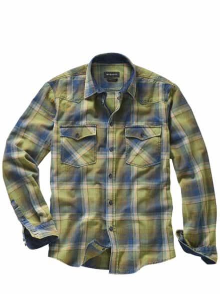Rodeo-Hemd denim/präriegrün Rodeo-Hemd denim/präriegrün