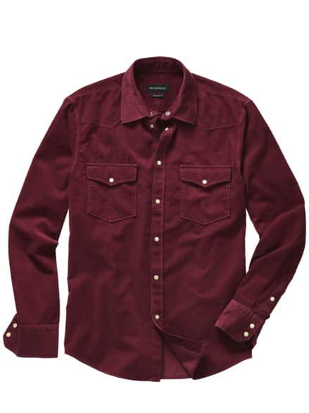 Winterritt-Cordhemd bordeaux Winterritt-Cordhemd bordeaux