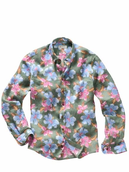 Lebenslust-Hemd hibiskus/grün Lebenslust-Hemd hibiskus/grün